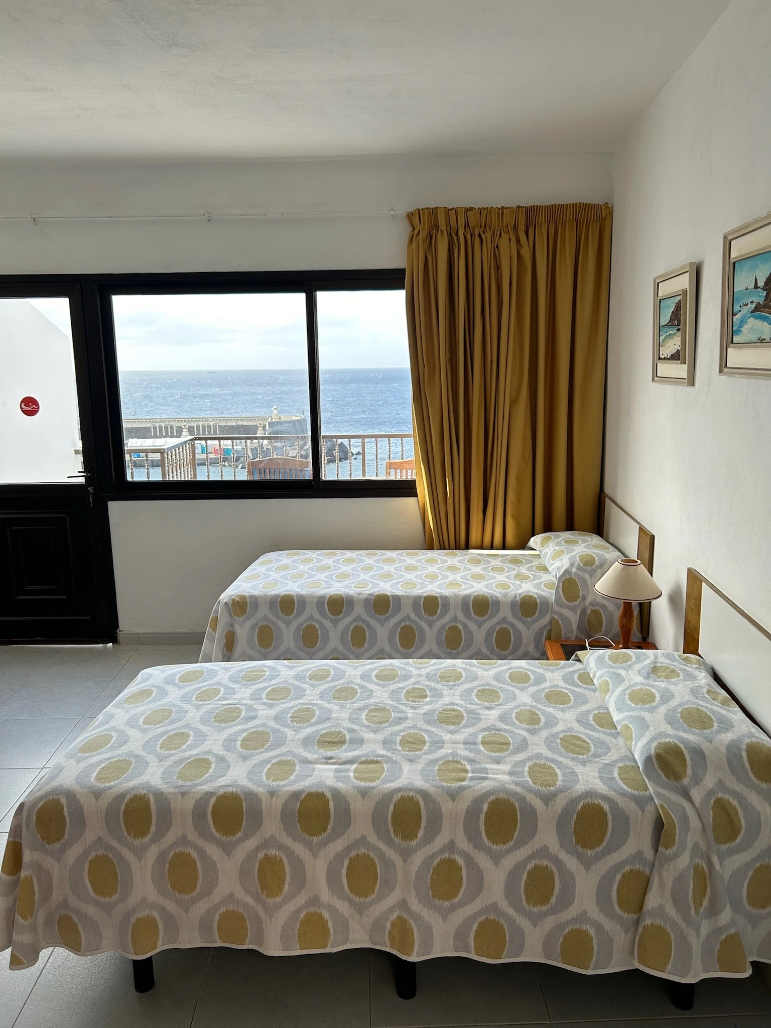 Camas y vistas de los áticos