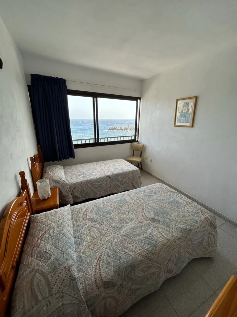 Camas y vistas de los apartamentos